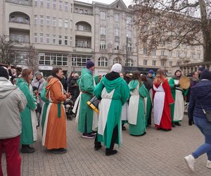 Kiermasz i inscenizacja na Placu Wolności z okazji Kaziuka Wileńskiego