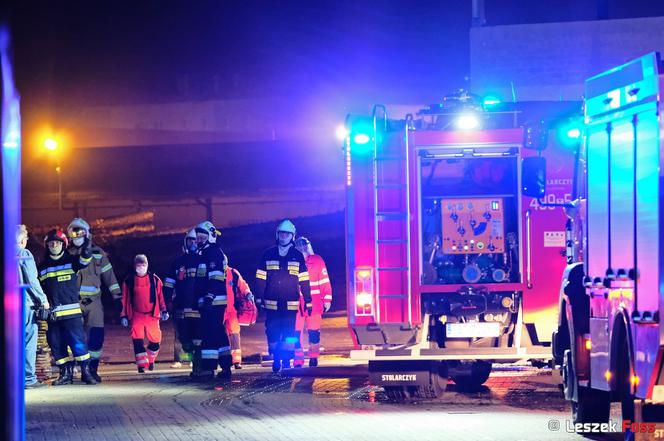 Pożar tartaku na terenie SSE Starachowice