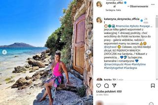  Katarzyna Skrzynecka w seksownym kostiumie na włoskich plażach