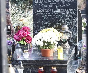 Tak wyglądają groby Zapasiewicza, Tyma, Kołaczkowskiej, Stoparczyk