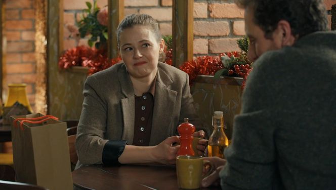 Barwy szczęścia. Gabrysia (Marta Juras), Szczepan (Robert Gulaczyk)