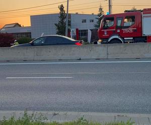 Pożar samochodu pod Tarnowem. Osobówka spłonęła doszczętnie