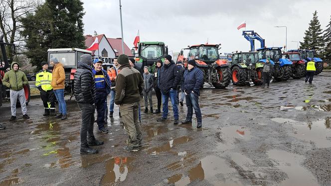 Protest rolników w Drawsku Pomorskim