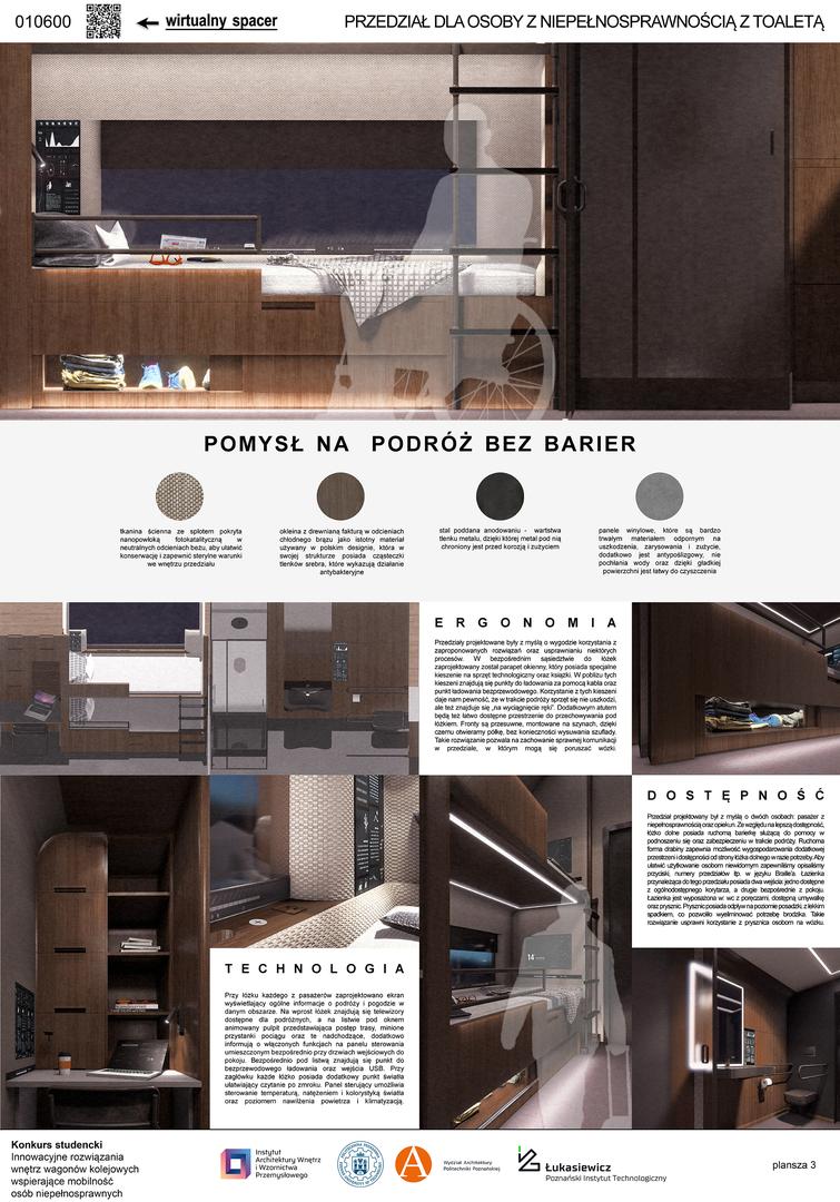 Tak mogą wyglądać wagony przyszłości.