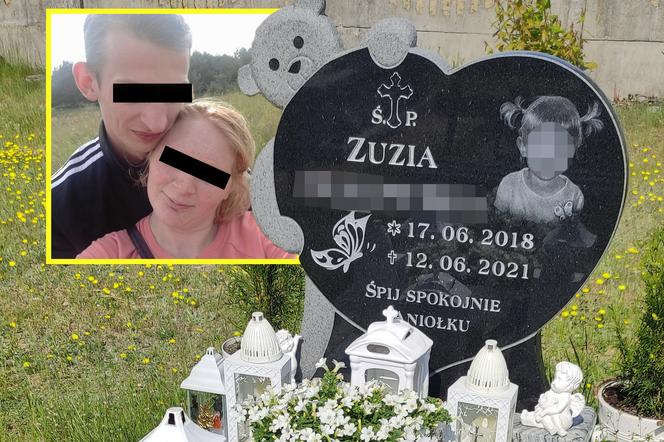Potworni rodzice skatowali malutką Zuzię na śmierć. Sąd zabrał ją od kochającej rodziny. Widok pomnika sprawia, że serce pęka