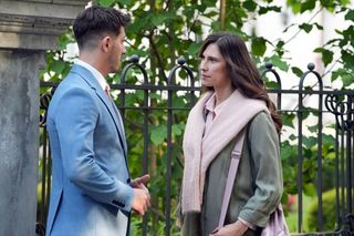 Barwy szczęścia odc. 3071. Regina (Kamila Kamińska), Justin (Jasper Sołtysiewicz)