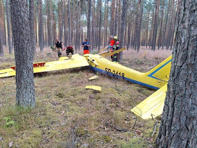 W okolicy Borska spadł szybowiec. Pilot zginął na miejscu