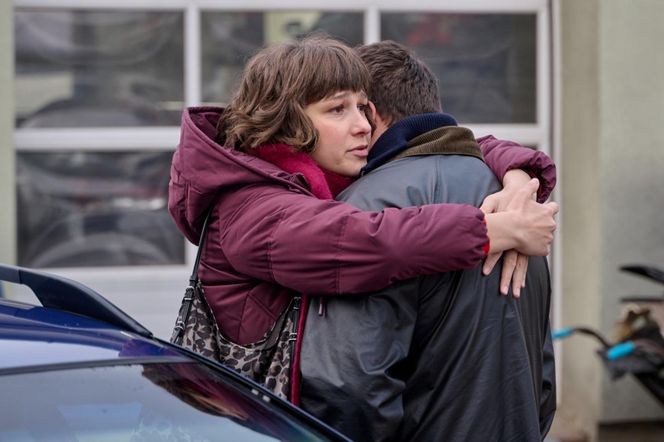 Na Wspólnej odc. 3998. Brygida (Maja Wolska), Michał (Robert Kudelski)