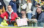 Kibice na meczu GKS Katowice - Lech Poznań
