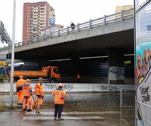 Warszawa zalana po burzy