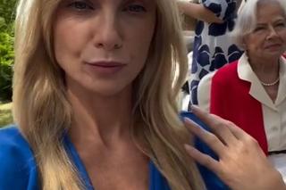 Na Wspólnej na planie. Monika (Sylwia Gliwa), Maria (Bożena Dykiel)