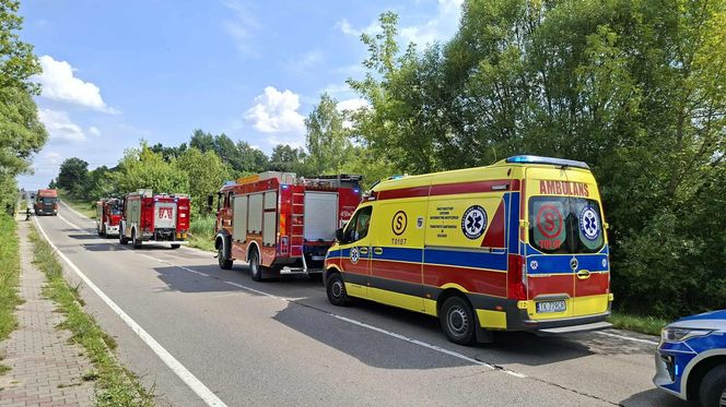 Wypadek w Lubieni