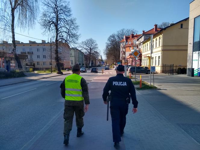 Policja w Ostródzie w dobie epidemii koronawirusa
