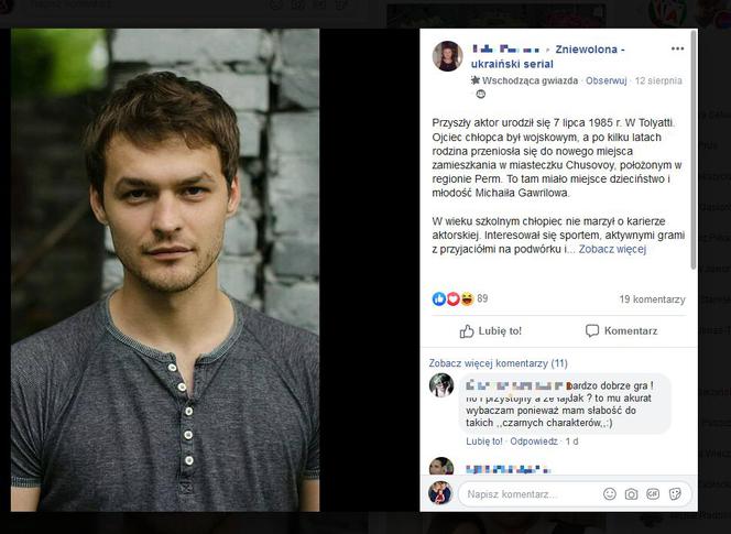 Zniewolona. Michał Gawriłow (Grigorij Czerwiński)