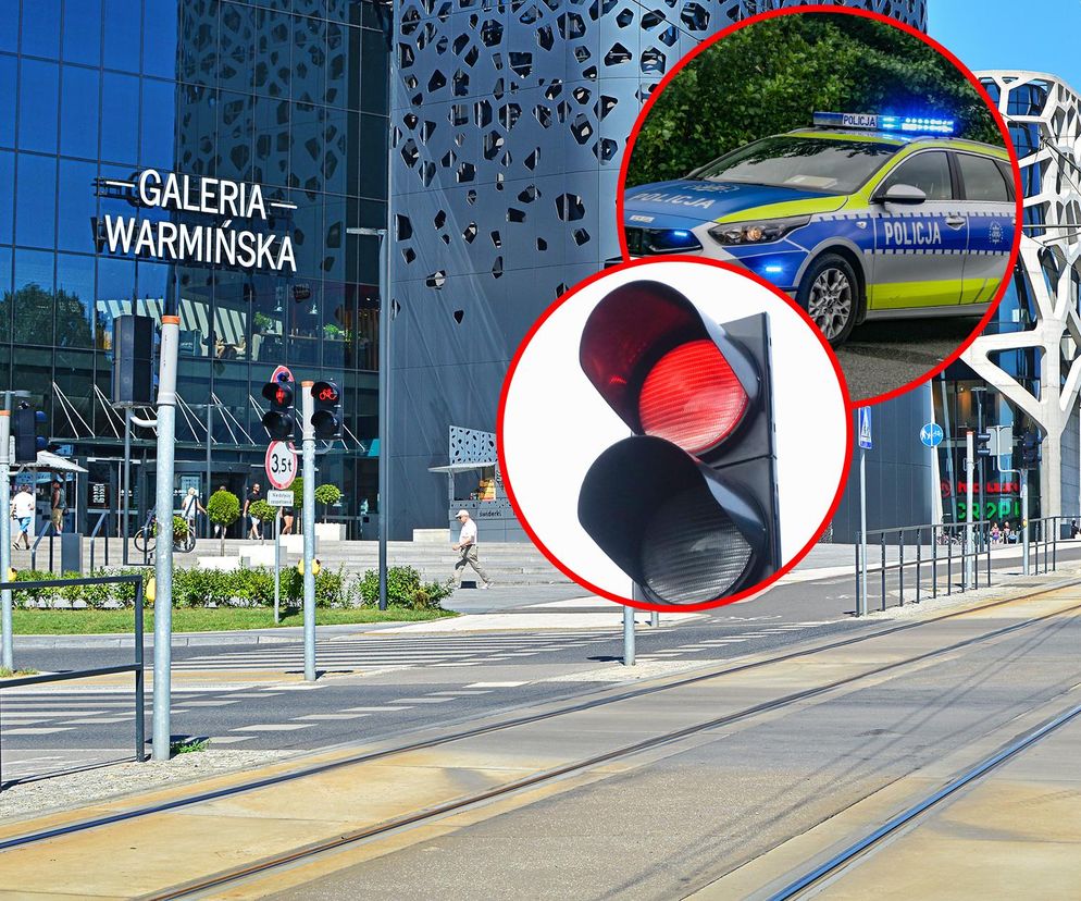 Olsztyn. Na skrzyżowaniu radiowóz na sygnale zderzył się z osobówką. Policjantka w szpitalu!