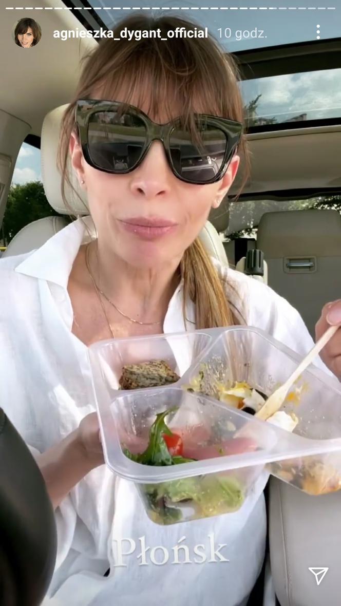 Agnieszka Dygant katuje się dla figury