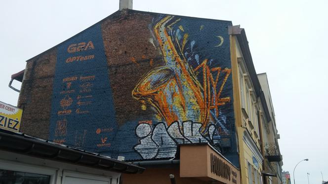 Mural przy ul. Targowej prawdopodobnie zostanie naprawiony.