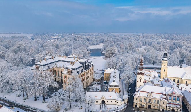 Muzeum Zamkowe w Pszczynie w zimowej aurze