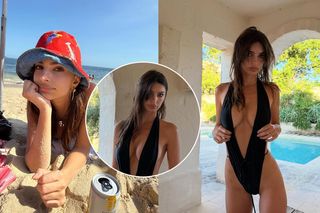 Ratajkowski w 2 paskach udających bikini. Gdy ona się ubierze, to i tak wygląda na rozebraną!