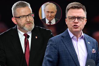 „Jak idzie wdeptywanie w ziemię Włodzimierza Putina?” Braun gorzko do Hołowni