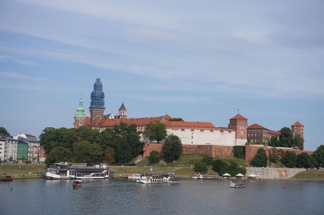 Wawel widziany z mostu Dębnickiego