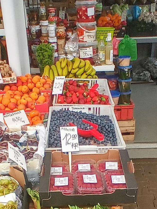 Ceny truskawek w Szczecinie