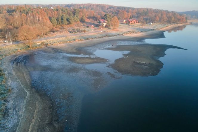 Poziom wody w zalewie brodzkim obniżony. To może mieć wpływ na ekosystem