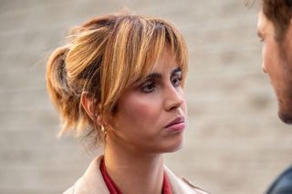 M jak miłość odc. 1833. Kama (Michalina Sosna), Marcin (Mikołaj Roznerski)