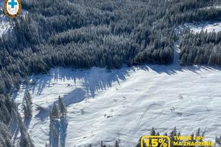 W Tatrach zeszły gigantyczne lawiny. TOPR pokazał zdjęcia ze śmigłowca