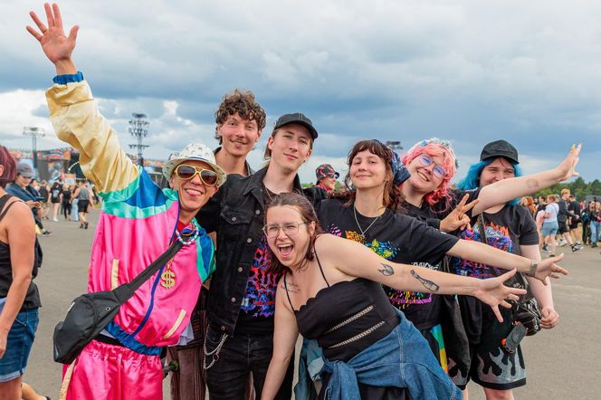 Festiwalowicze na Pol'and Rock Festivalu 2025