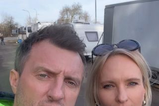 M jak miłość na planie nowy sezon po wakacjach 2025. Dorota (Iwona Rejzner), Bartek (Arkadiusz Smoleński)