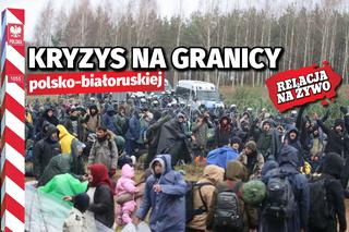 Kryzys na granicy. Tak białoruskie służby traktują migrantów. Pokazano szokujące nagraniA [ZAPIS RELACJI