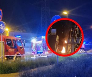 Wybuch transformatora i pożar oleju. Co się stało w Katowicach?