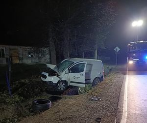 Pijany kierowca bez uprawnień doprowadził do czołowego zderzenia