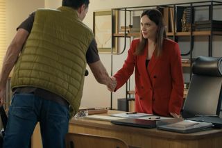 Barwy szczęścia, odcinek 3123. Mariusz (Rafał Cieszyński), Natalia (Maria Dejmek)