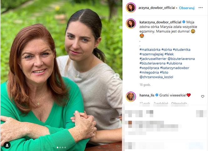 Córka Katarzyny Dowbor wygląda jak jej kopia
