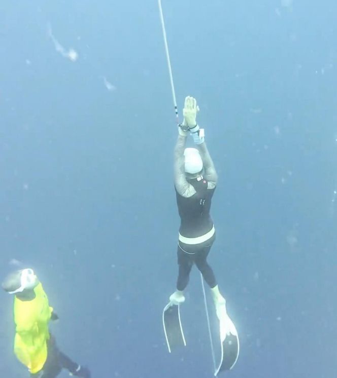 Polka Agata Załęcka osiągnęła sukces bijąc rekord swiata we freedivingu.