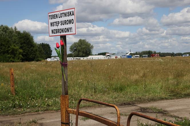 Wypadek samolotu w miejscowości Chrcynno