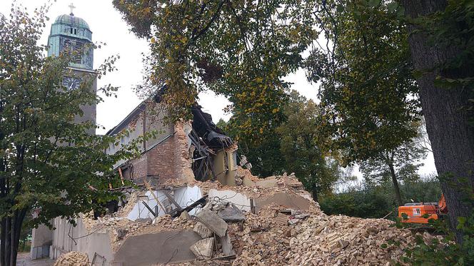 Rozbiórka kościoła św. Józefa Robotnika w Bytomiu