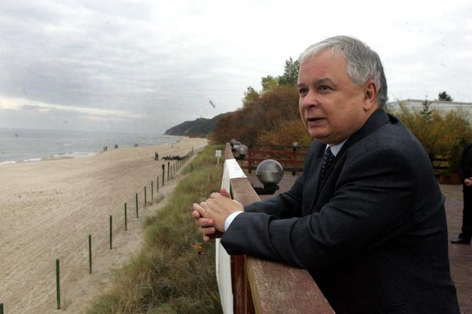 Lech Kaczyński w Międzyzdrojach