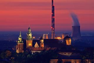 Wawel i... kominy elektrociepłowni
