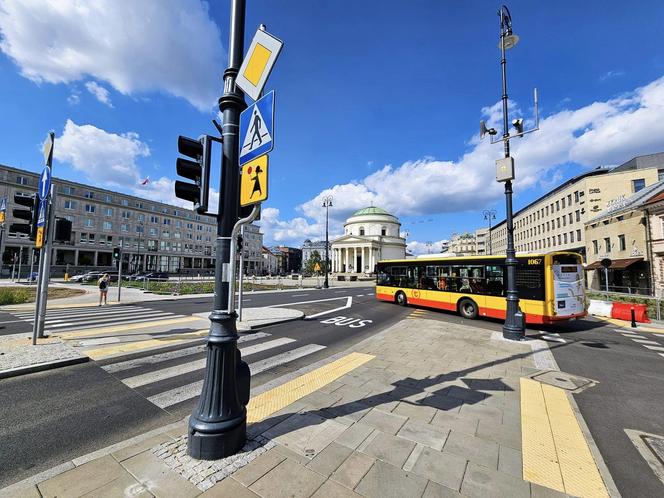 Plac Trzech Krzyży po przebudowie