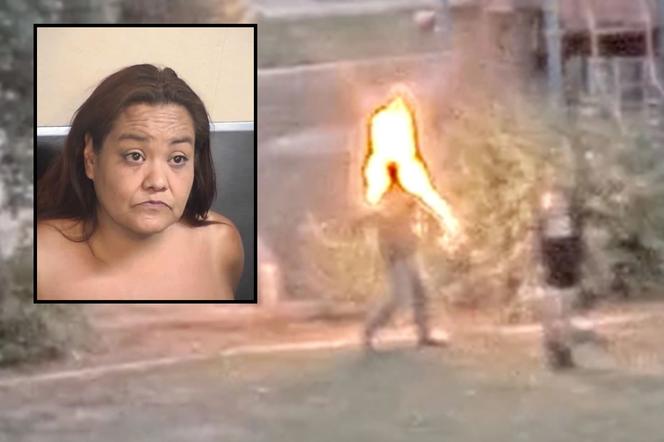 Koszmar w Kalifornii. Kobieta podpaliła człowieka w parku