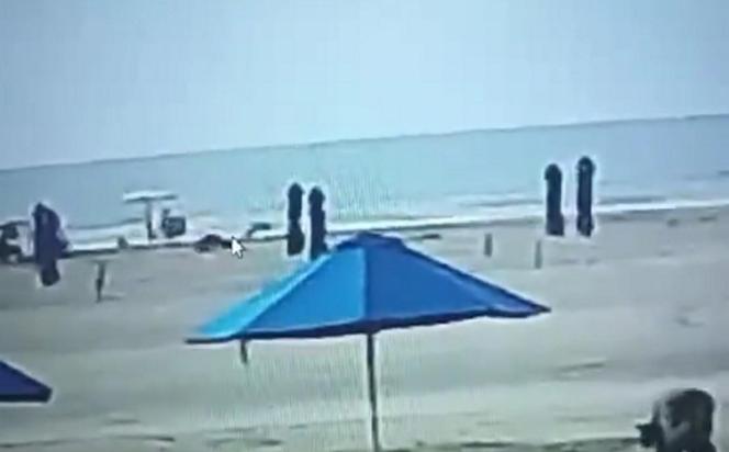 Piorun zabił 34-latkę na plaży! Szokujące wideo pokazuje ostatnie chwile