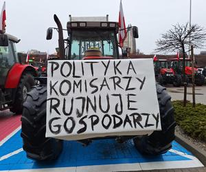 Protest rolników w Rzeszowie 