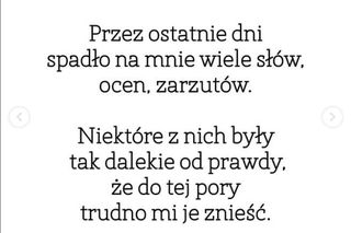 Na Chodakowską wylał się hejt. Muszę złapać oddech