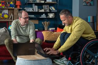 Barwy szczęścia odc. 2995: Sebastian (Marek Krupski), Marek Złoty (Marcin Perchuć)