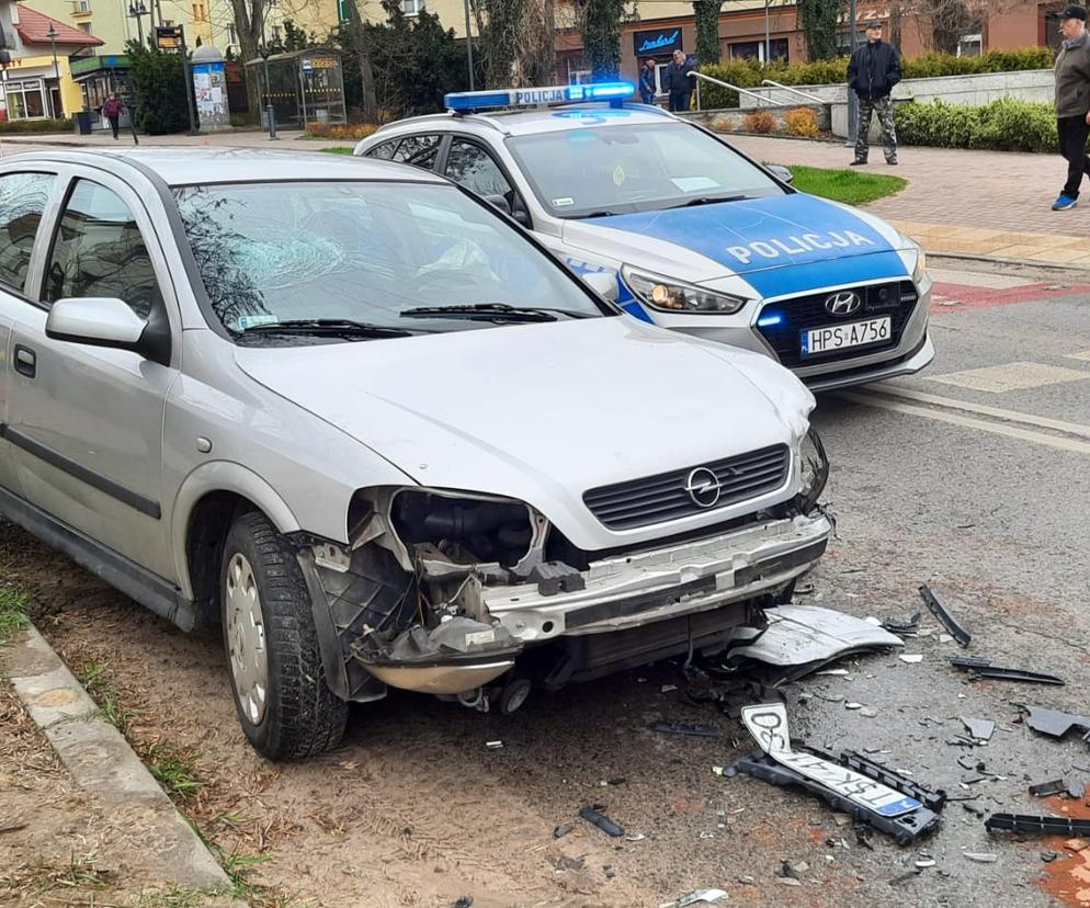 Zderzenie trzech aut w centrum Skarżyska