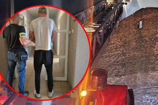 Pożar pustostanu w Chorzowie. Śledczy już wiedzą, że to było podpalenie. 31-latek z zarzutami