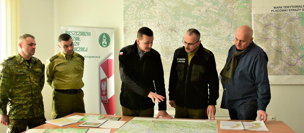 Premier Morawiecki z wizytą w Bieszczadach